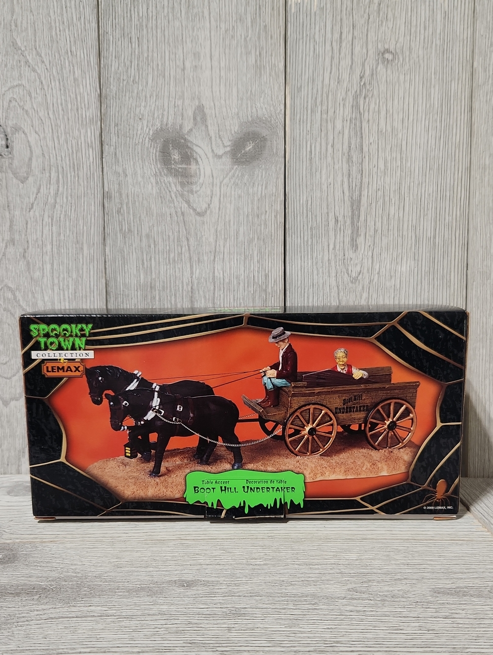 2009 Lemax Spooky Town - Retired Boot Hill Undertaker #93721